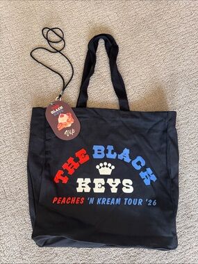 The Black Keys Peaches 'N Kream Tour '26 Black VIP Tote
